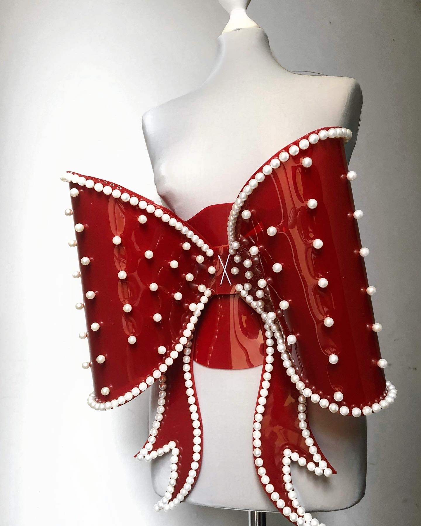 PVC BOW CORSET
