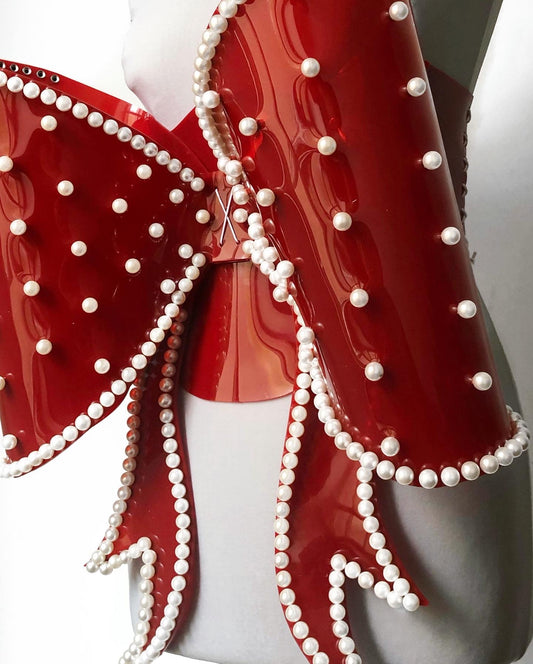 PVC BOW CORSET