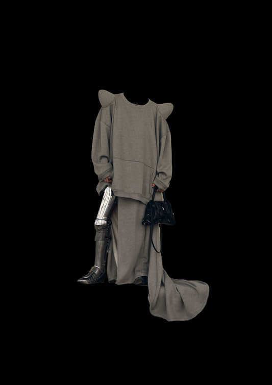 HORN SWEATER SKIRT