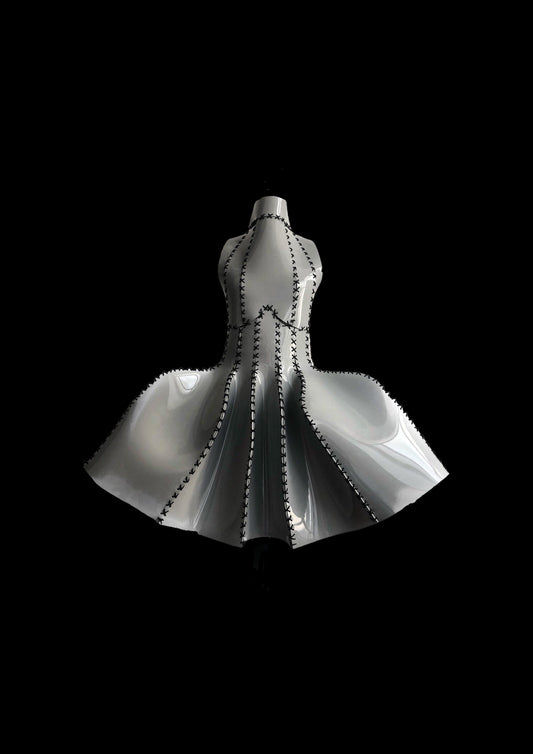 PVC LACE UP DRESS