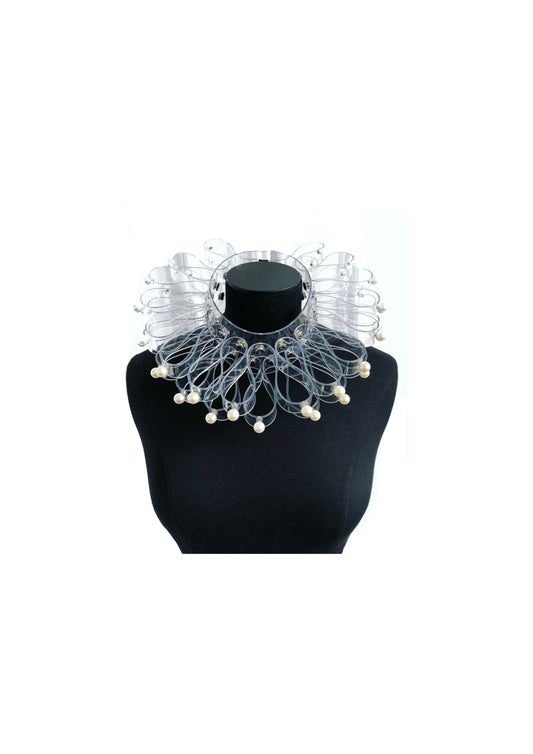 PVC RUFFLE COLLAR