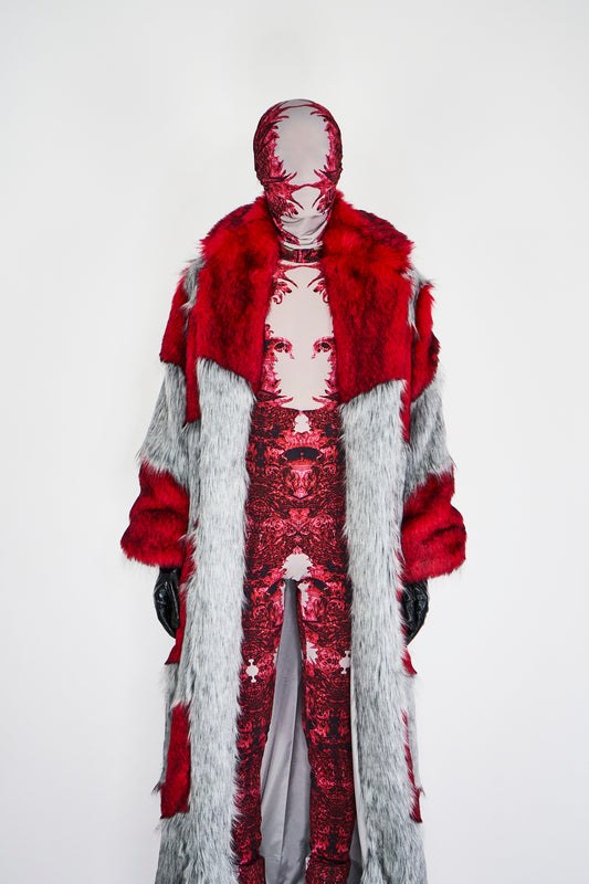 MAXI FAKE FUR COAT